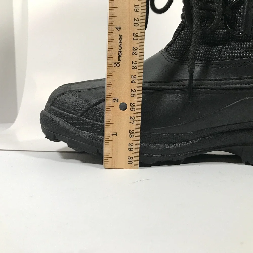 Maple Leaf Canada Black Insulated Winter Snow Boots Mens‎ US 7G UK 6.5 EU 40